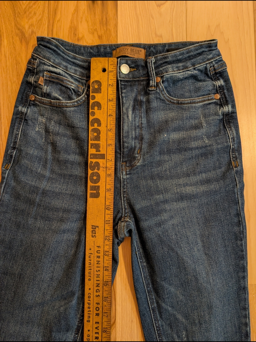 Judy Blue High Waist Tummy Control Skinny Jeans Women's Size 7 / 28 - Picture 6 of 7